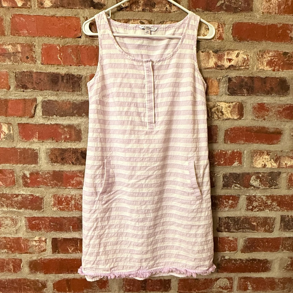Southern Tide Lavender and White Striped Top